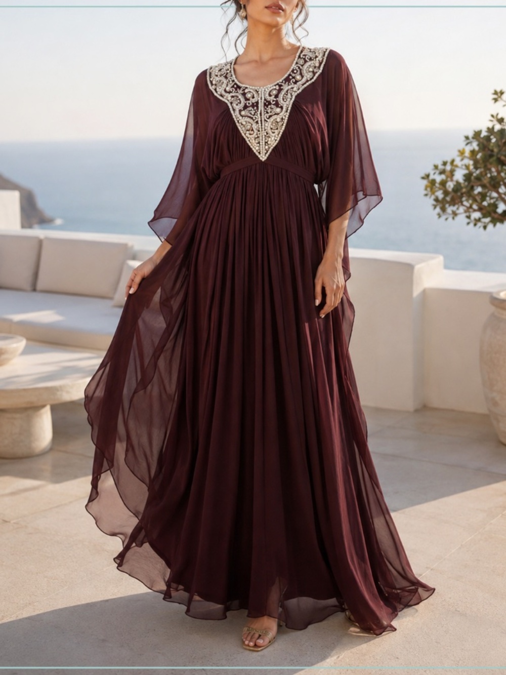$3990 Temperley London ‘Cleophis’ Silk Pearl & Crystal Embellished Runway Dress